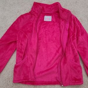 Fleece Children's Place jacket, hot pink, size 7/8 (M)